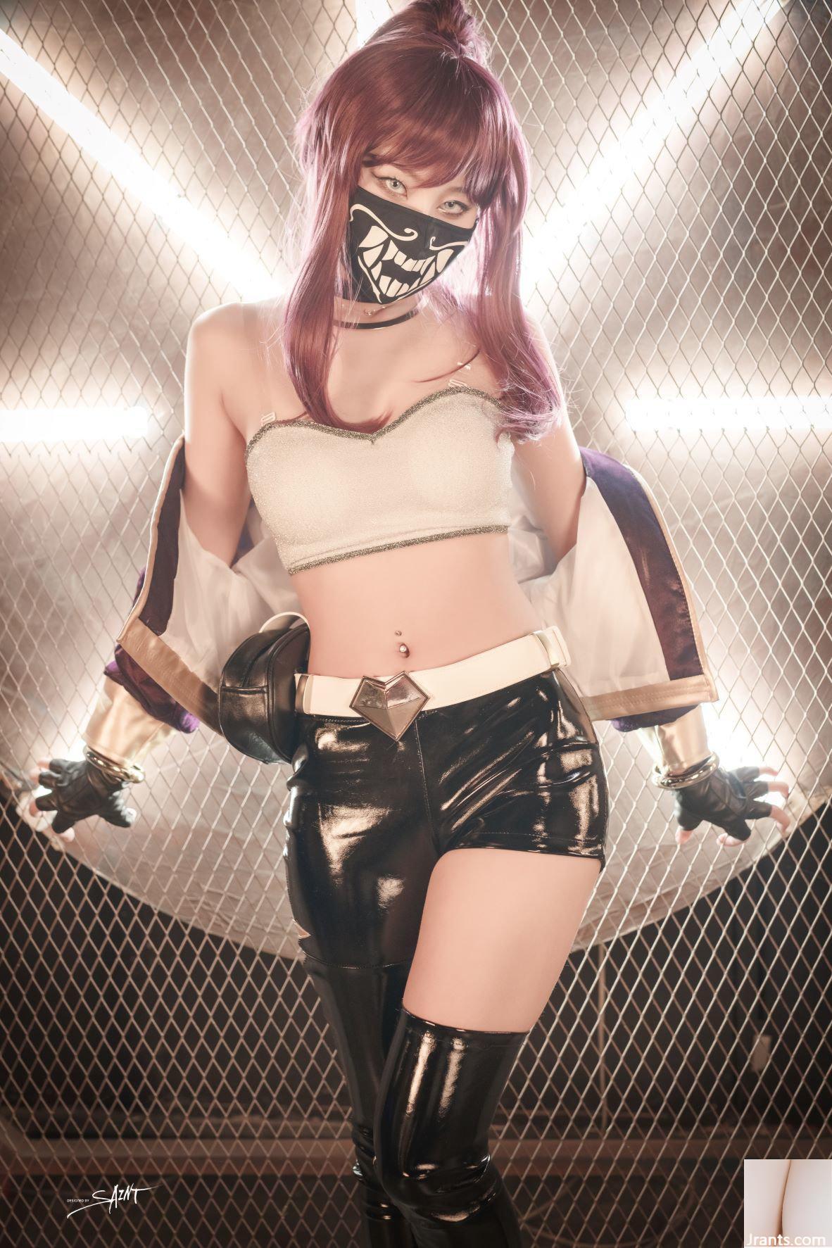 (Thánh Photolife) Yuna's cos vol.04 – KDA Akali & Nier Automata 2B (64P) - Ảnh 5