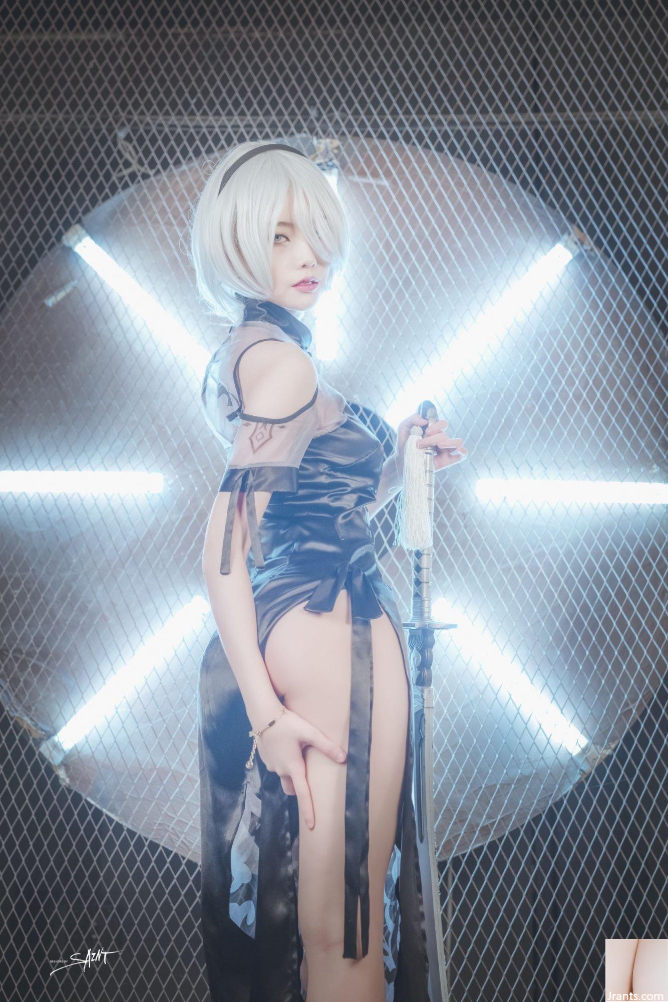 (Thánh Photolife) Yuna's cos vol.04 – KDA Akali & Nier Automata 2B (64P) - Ảnh 52