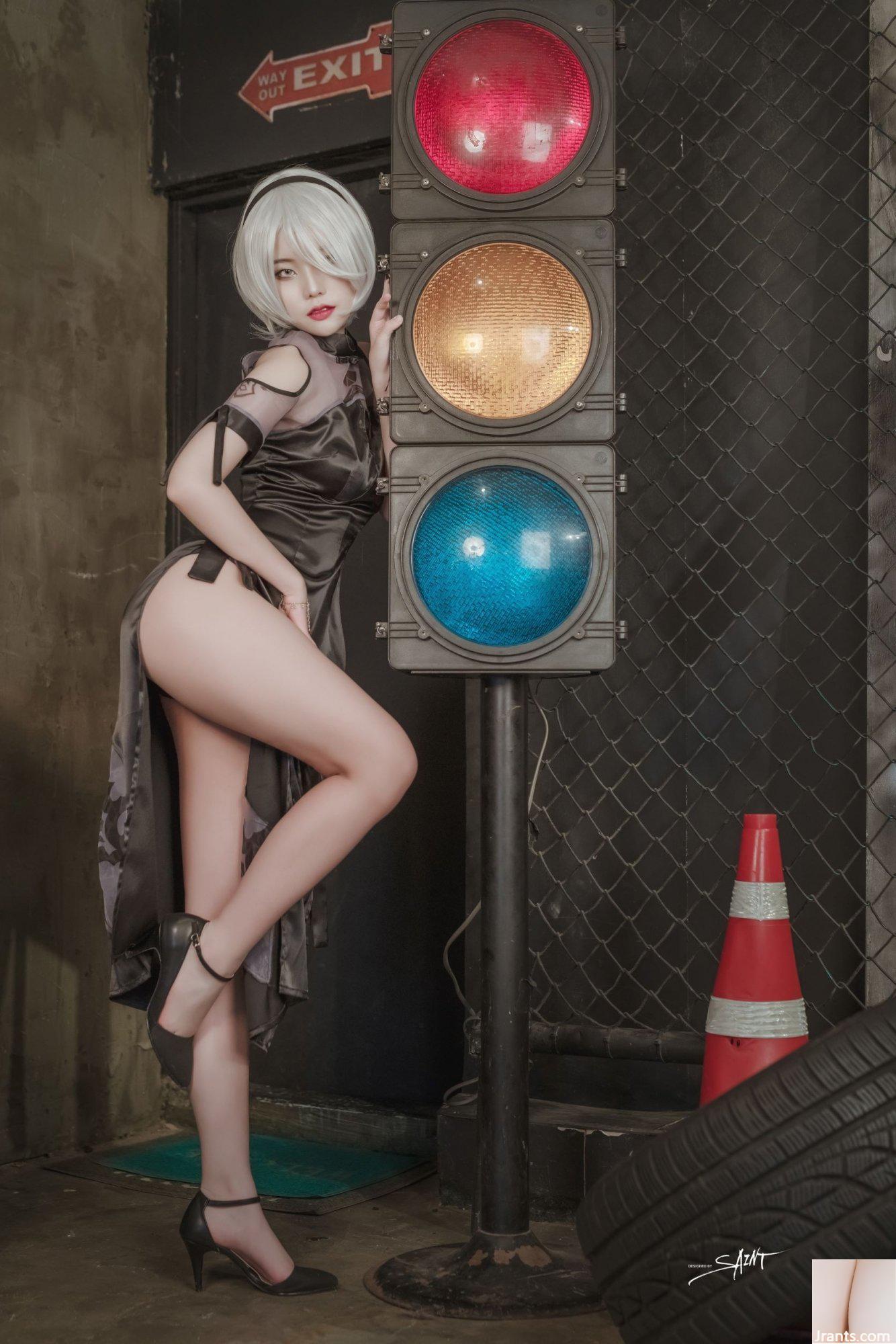 (Thánh Photolife) Yuna's cos vol.04 – KDA Akali & Nier Automata 2B (64P) - Ảnh 61