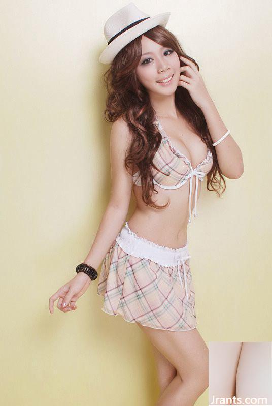 Zhao Jingna (Pink Leopard Barbie) trình diễn áo tắm Nhật Bản (32P) - Ảnh 31