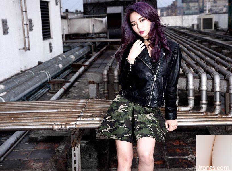 Hot girl chân dài Shu Zichen với hình chữ V khoét sâu kéo dài đến rốn đứng lộn ngược trên lưng ngựa trên bãi biển (48P) - Ảnh 41