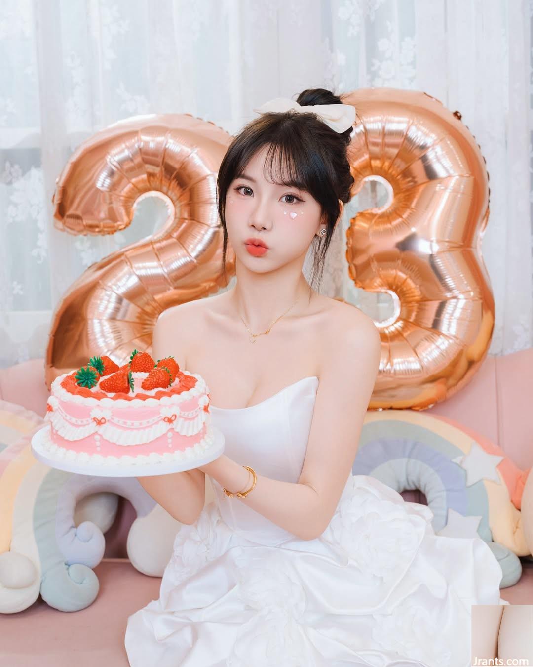 Nụ cười ngọt ngào của “Yixuan” thật quyến rũ, thân hình trắng trẻo dịu dàng làm say lòng người (10P) - Ảnh 8