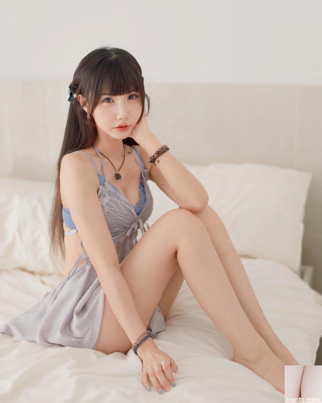 “Qiao Qiaoer QQE” vừa thuần khiết vừa gợi cảm. Hình dáng đôi bóng tròn, đầy đặn và nổi bật (10P) - Ảnh 4