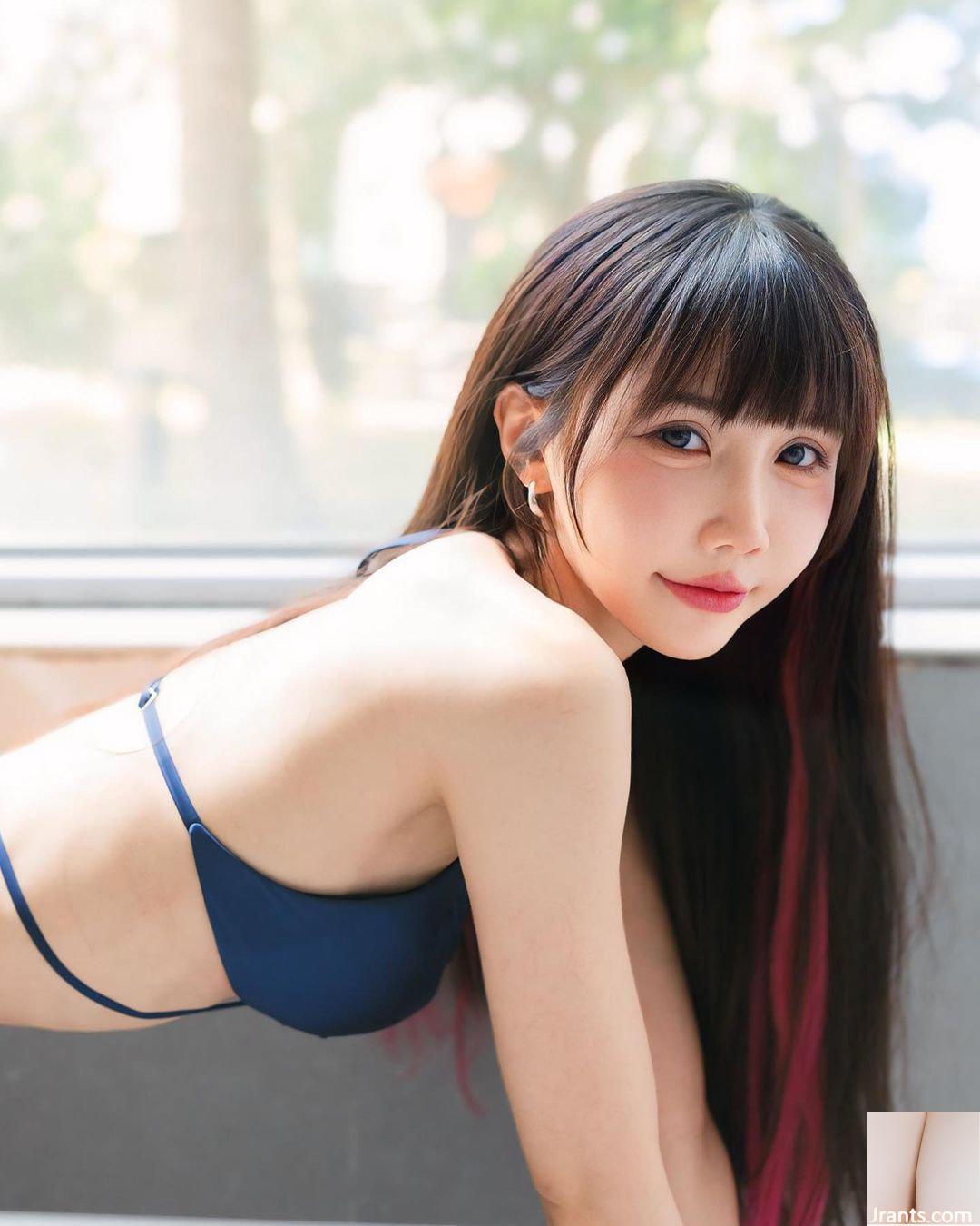 “Qiao Qiaoer QQE” vừa thuần khiết vừa gợi cảm. Hình dáng đôi bóng tròn, đầy đặn và nổi bật (10P) - Ảnh 6