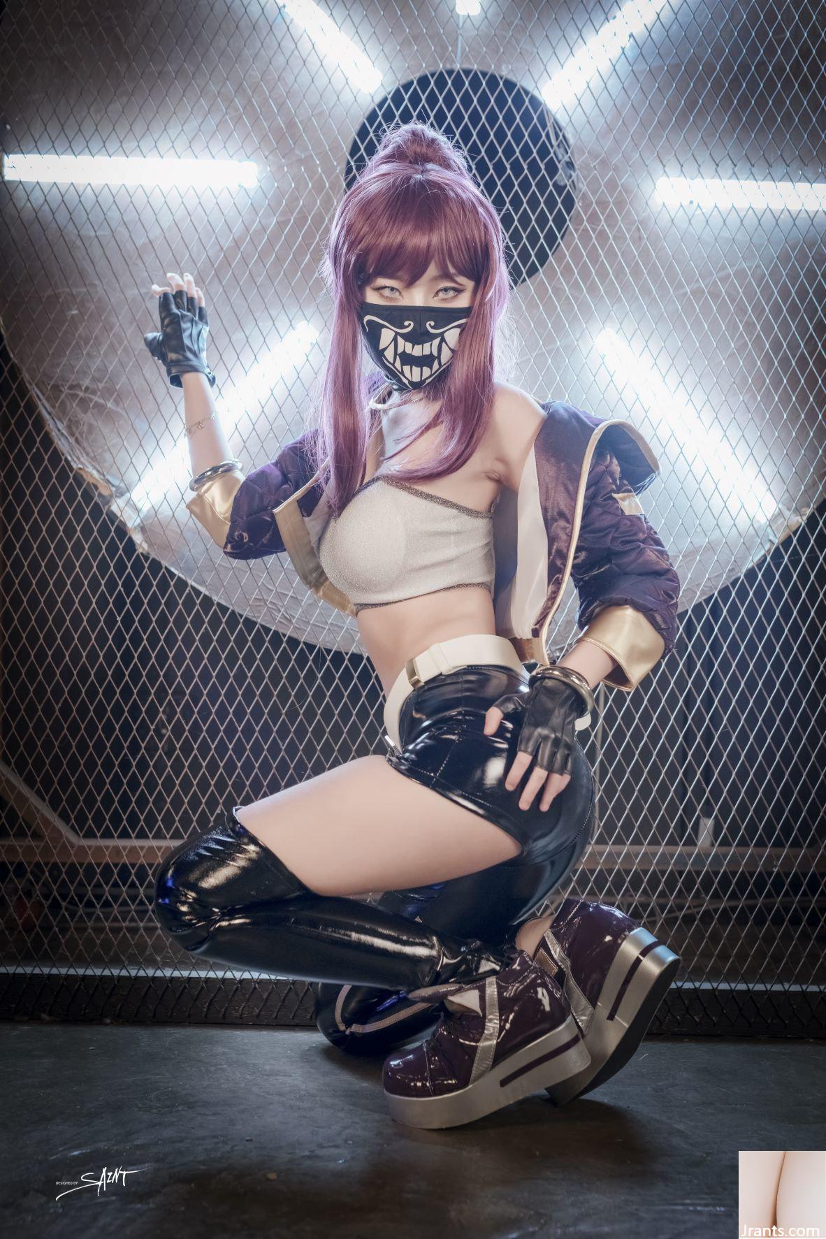 (Thánh Photolife) Yuna's cos vol.04 – KDA Akali & Nier Automata 2B (64P) - Ảnh 10
