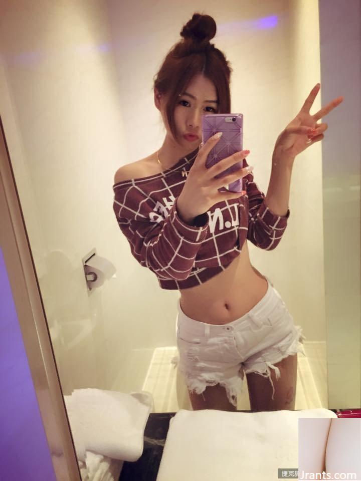 Hot girl 32C ~ Ji Jier ~ Đường nét sự nghiệp chữ V khoét sâu và hồng hào dữ dội trên giường (23P) - Ảnh 18