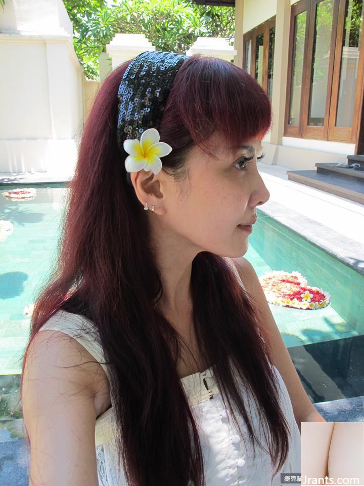 Áo choàng tắm Ding Guolin Court-Half, E-cup, ngực đẹp, bán khỏa thân, ngực khủng, siêu nóng bỏng (19P) - Ảnh 18