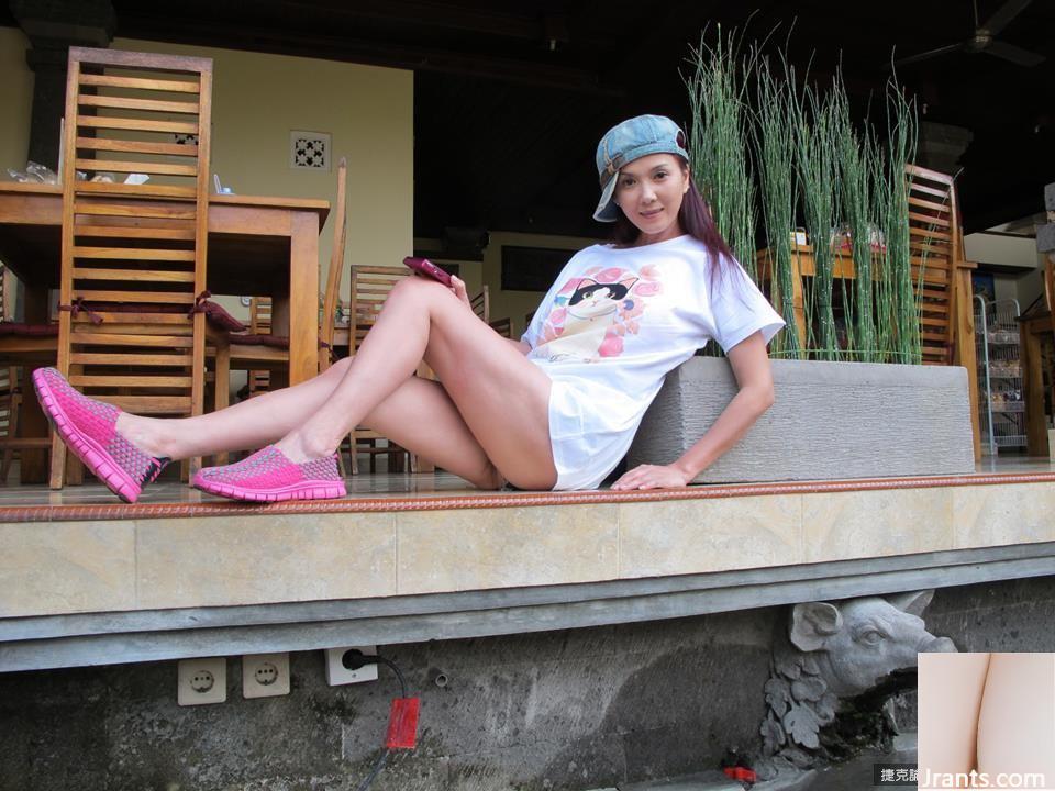 Áo choàng tắm Ding Guolin Court-Half, E-cup, ngực đẹp, bán khỏa thân, ngực khủng, siêu nóng bỏng (19P) - Ảnh 4