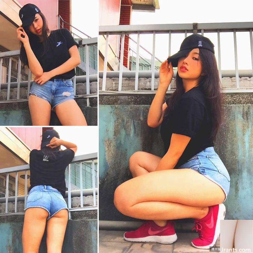 (Hot girl gợi cảm) Cô gái nóng bỏng siêu gợi cảm 34D với cặp mông săn chắc ~ Cai Yunjie ~ Kết quả tập thể dục tự thân, mông đẹp và bóng khiến người ta chết lặng (80P) - Ảnh 17