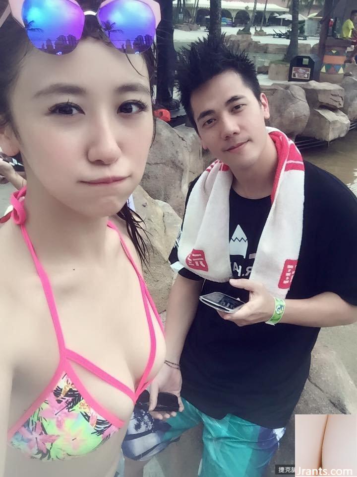 Madou ngọt ngào cúp F ~ Cai Xiaojie (Cai Yunjie) ~ Bộ ảnh hở hang mặc bikini được lan truyền với “đậu hồng” lộ trên ngực (45P - Ảnh 35