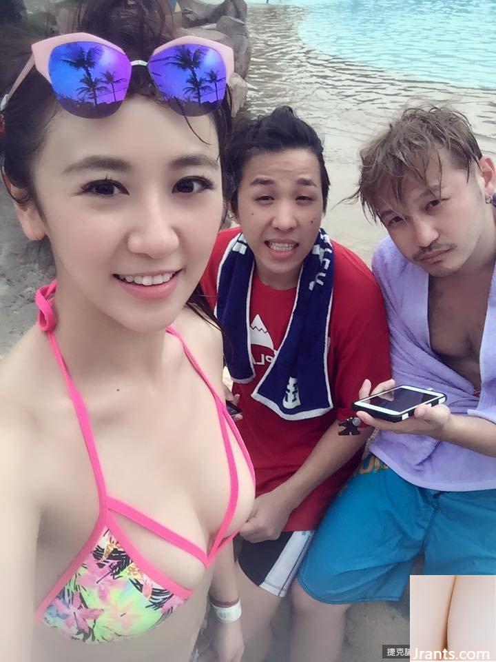 Madou ngọt ngào cúp F ~ Cai Xiaojie (Cai Yunjie) ~ Bộ ảnh hở hang mặc bikini được lan truyền với “đậu hồng” lộ trên ngực (45P - Ảnh 41
