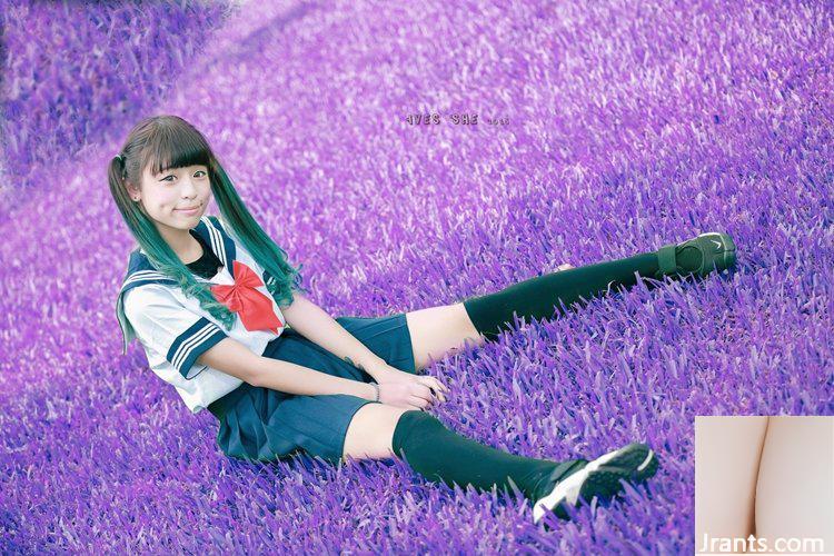 Lớp yoga bikini trong khu rừng tươi tốt, cô nàng ngư dân nhỏ gợi cảm Cinderellax Gao Zini (25P) - Ảnh 13