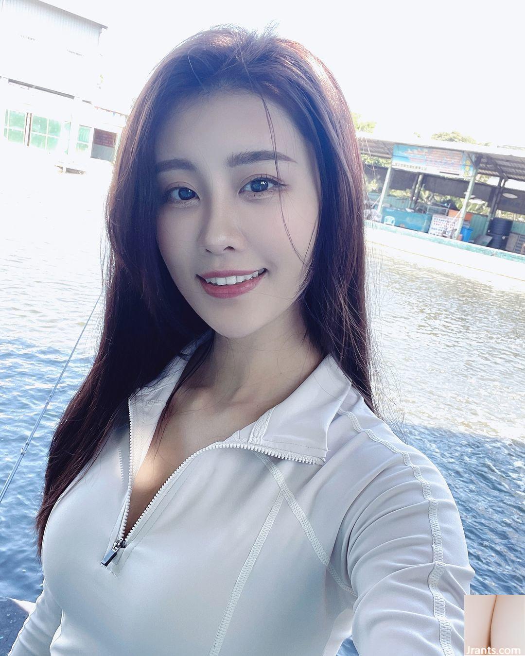 “Lin Zhenyi YUNA” có nụ cười ngọt ngào, quyến rũ và làn da trắng ngần có thể tan vỡ khi thổi (10P) - Ảnh 2