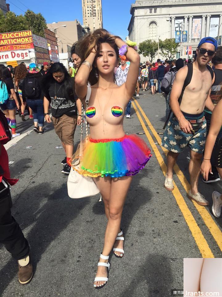 Cựu người mẫu gợi cảm da đen và gợi cảm ~ Qiangqiang (Lin Jialing) ~ khỏa thân hoàn toàn trên giường khách sạn Hồng Kông, thân hình đẹp và siêu hấp dẫn (47P - Ảnh 10