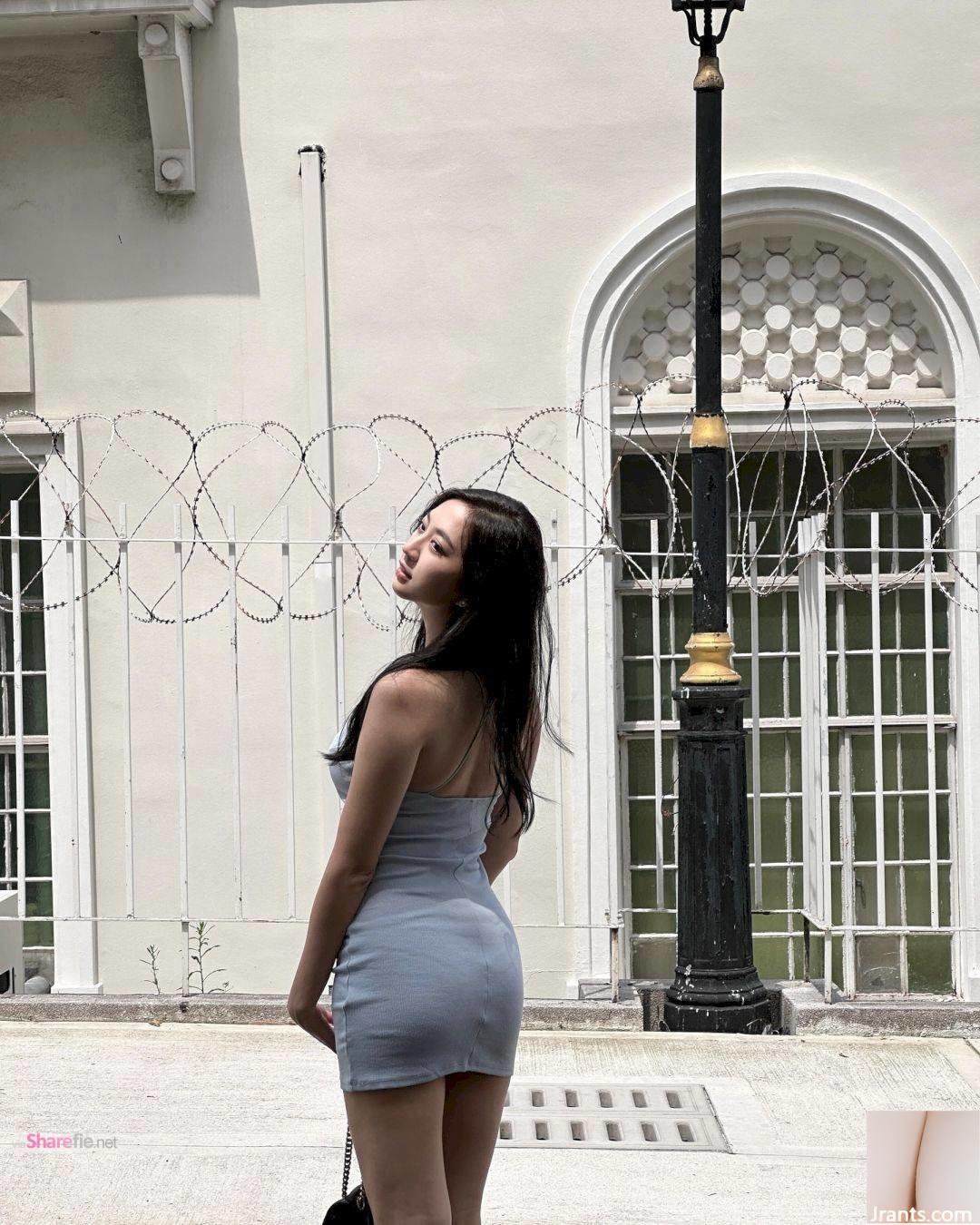 JV Chua, một cô gái xinh đẹp đến từ Malaysia, có khuôn mặt ngọt ngào, đôi chân cao và đường cong dài, tỷ lệ hoàn hảo và khá quyến rũ. - Ảnh 3