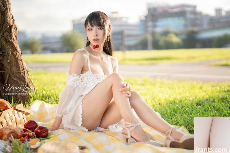 (Thu thập trực tuyến) Cô gái phúc lợi HaneAme “Dã ngoại mùa hè” Độc quyền VIP (49P) - Ảnh 12