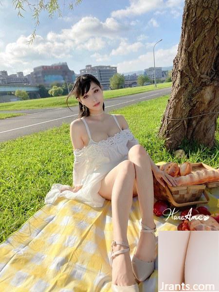 (Thu thập trực tuyến) Cô gái phúc lợi HaneAme “Dã ngoại mùa hè” Độc quyền VIP (49P) - Ảnh 42