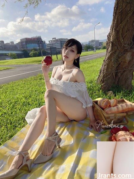 (Thu thập trực tuyến) Cô gái phúc lợi HaneAme “Dã ngoại mùa hè” Độc quyền VIP (49P) - Ảnh 47