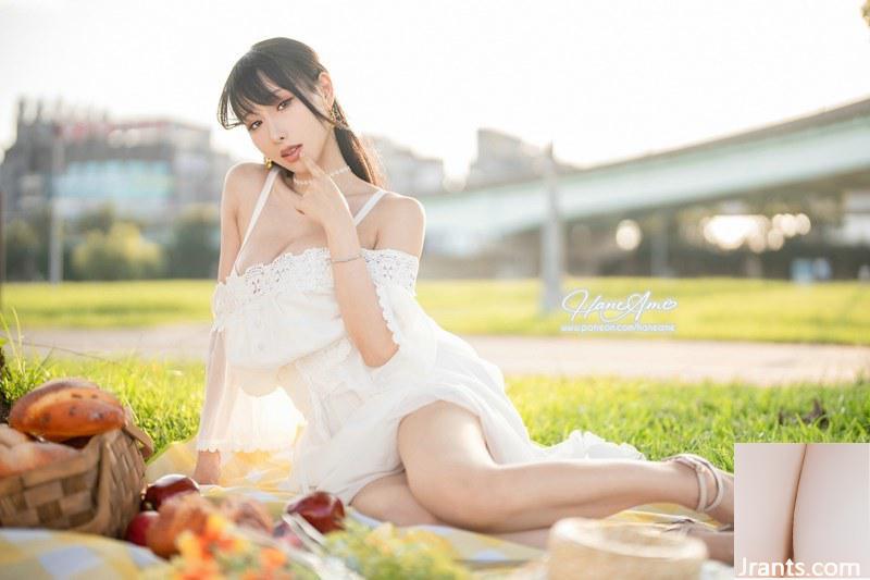 (Thu thập trực tuyến) Cô gái phúc lợi HaneAme “Dã ngoại mùa hè” Độc quyền VIP (49P) - Ảnh 49