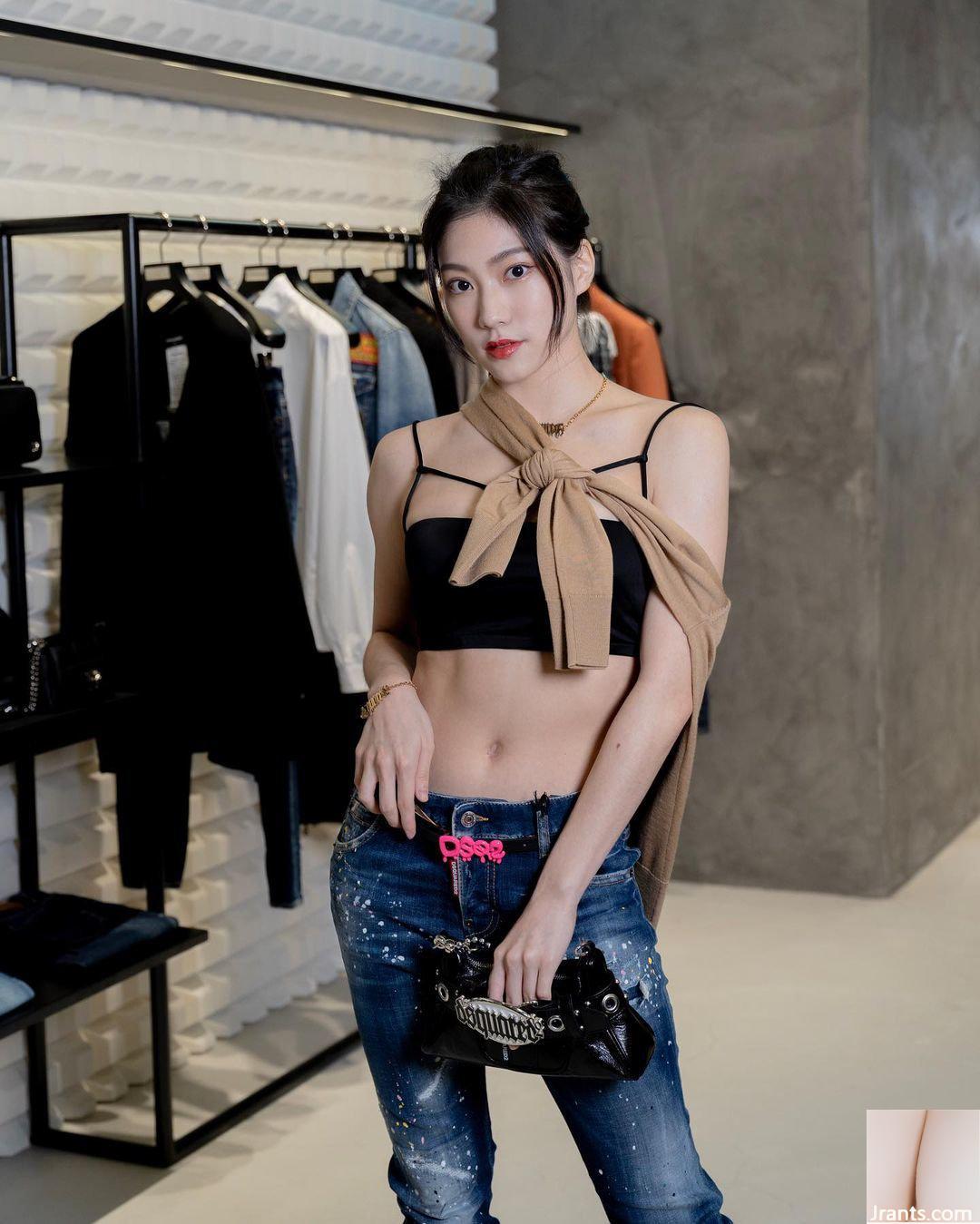 “Qianqian” quyến rũ với quy mô hoang dã, bộ ngực đầy quyến rũ và sản phẩm Thái cực quyền (10P) - Ảnh 7