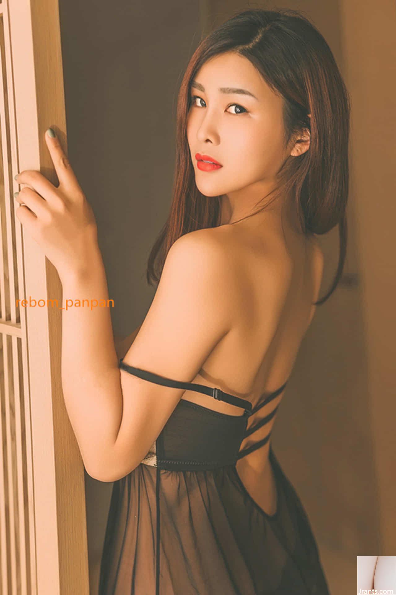 Phòng riêng của Yan Panpan – Chiếc váy đen quyến rũ (43P) - Ảnh 2