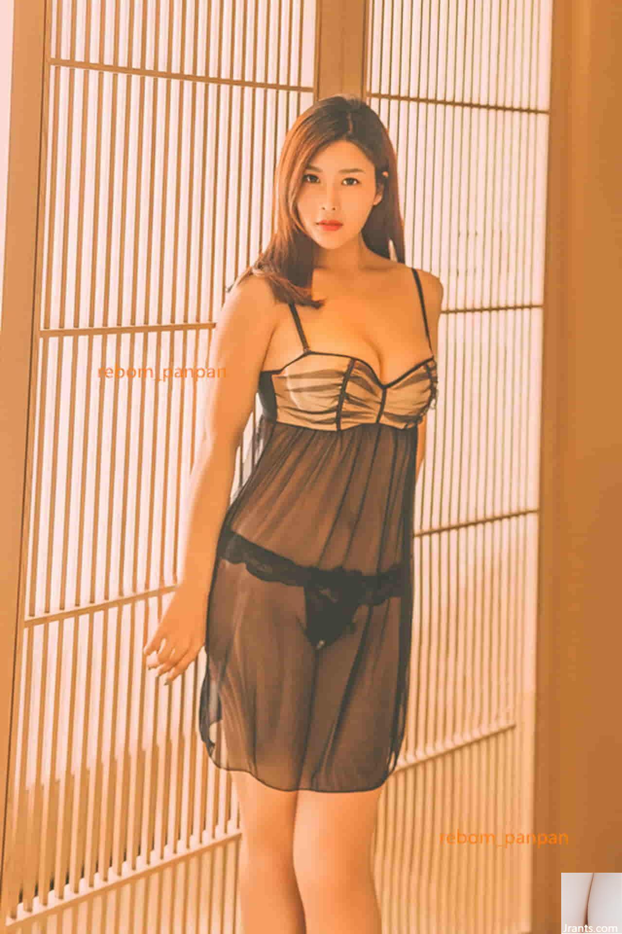 Phòng riêng của Yan Panpan – Chiếc váy đen quyến rũ (43P) - Ảnh 43