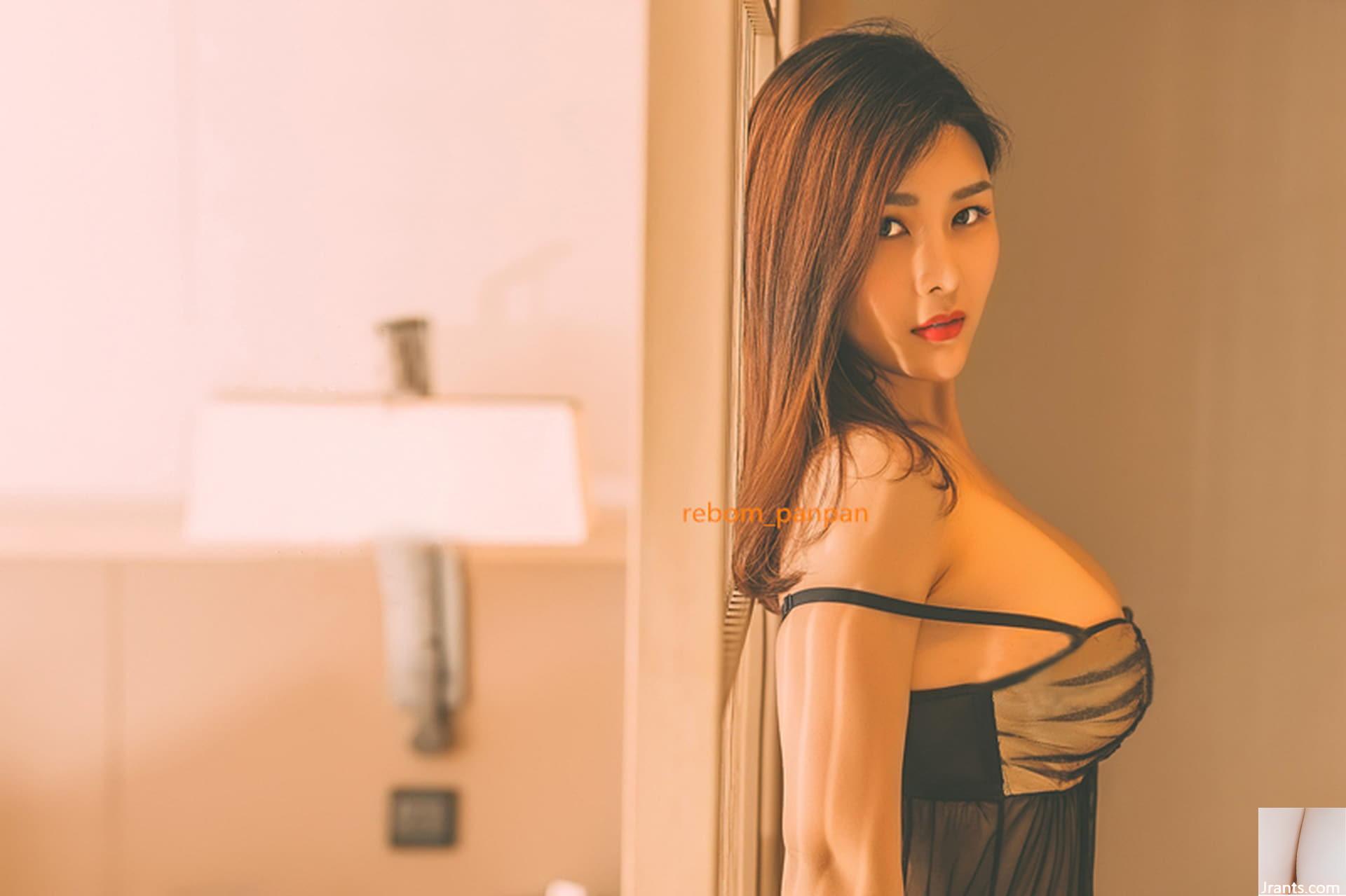 Phòng riêng của Yan Panpan – Chiếc váy đen quyến rũ (43P) - Ảnh 8