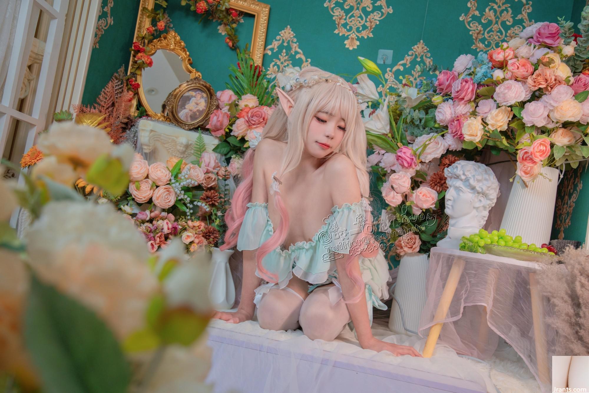 Hãy cắn một miếng cô gái thỏ ovo # Chú thỏ bánh bao dính – Phòng hoa bí mật của công chúa và hạt đậu (33P) - Ảnh 17