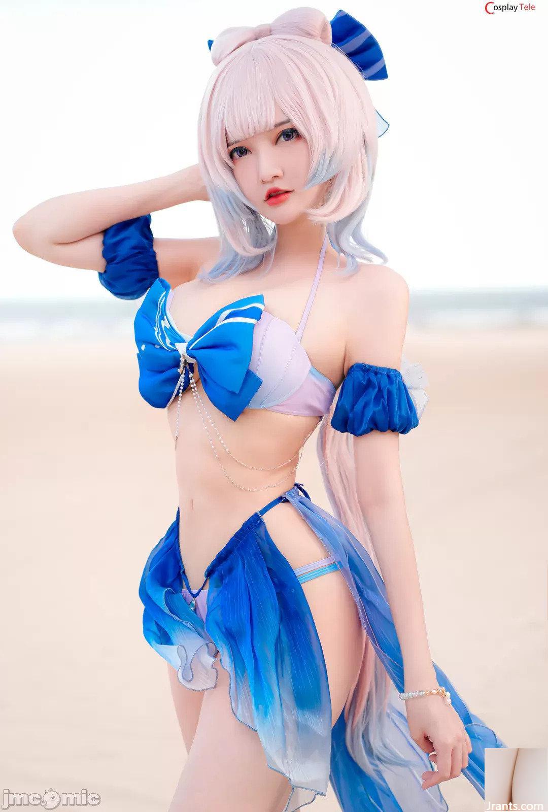 Cosplayer vô danh cosplay Kokomi Bikini – Genshin Impact (21P) - Ảnh 12