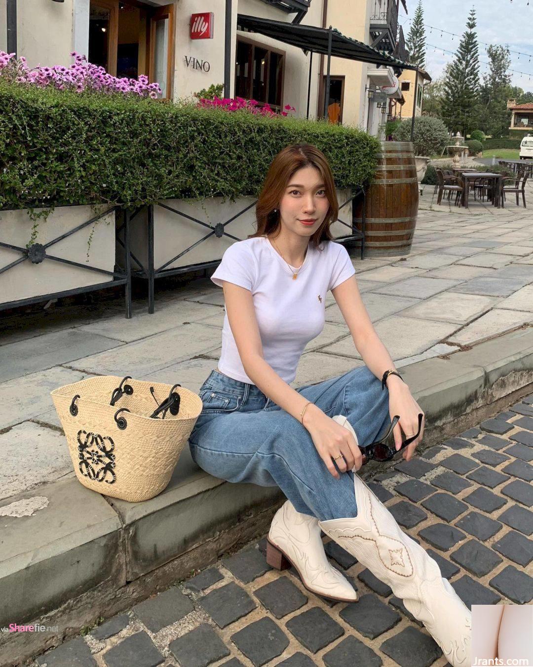 Gái xinh với mái tóc dài và chiếc quần sexy khoe đôi chân quyến rũ - Ảnh 18