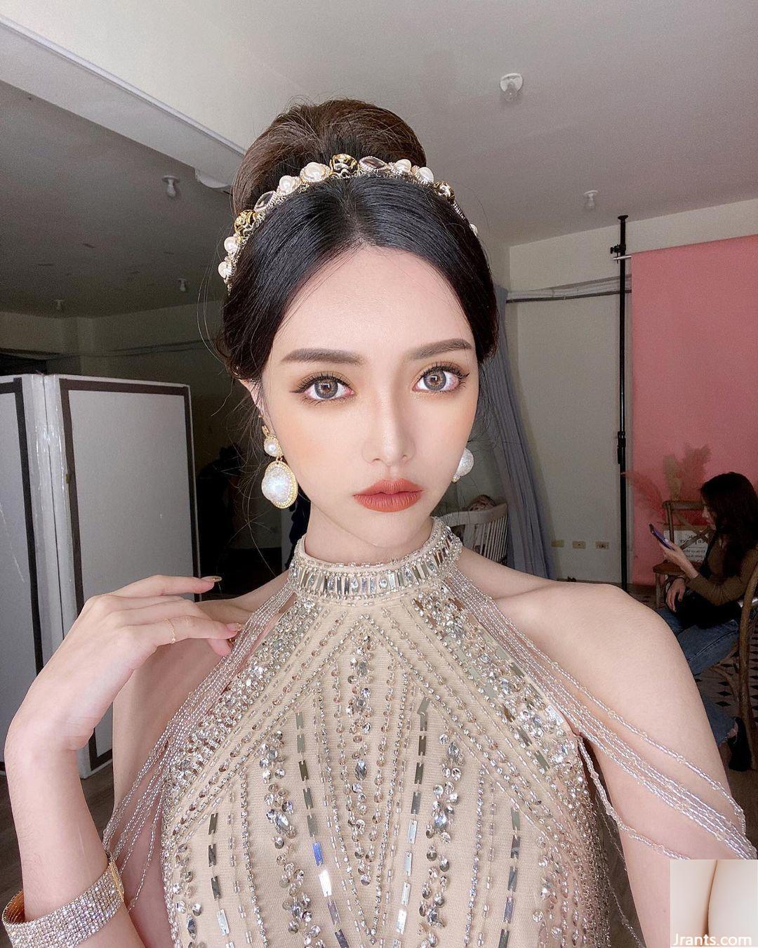 Người mẫu thời trang trẻ “Zhuang Shujie” đầy đặn đến mức tràn ra ngoài. Bộ ngực trắng nõn xinh đẹp quá ngon (10P) - Ảnh 8