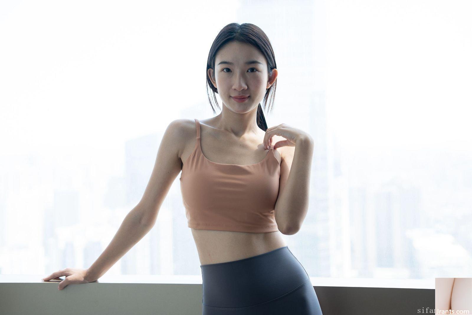 Bản ghi đầy đủ về cảnh chụp hình yoga ngượng ngùng của người mẫu Trung Quốc phiên bản nâng cao-03 (100P) - Ảnh 6