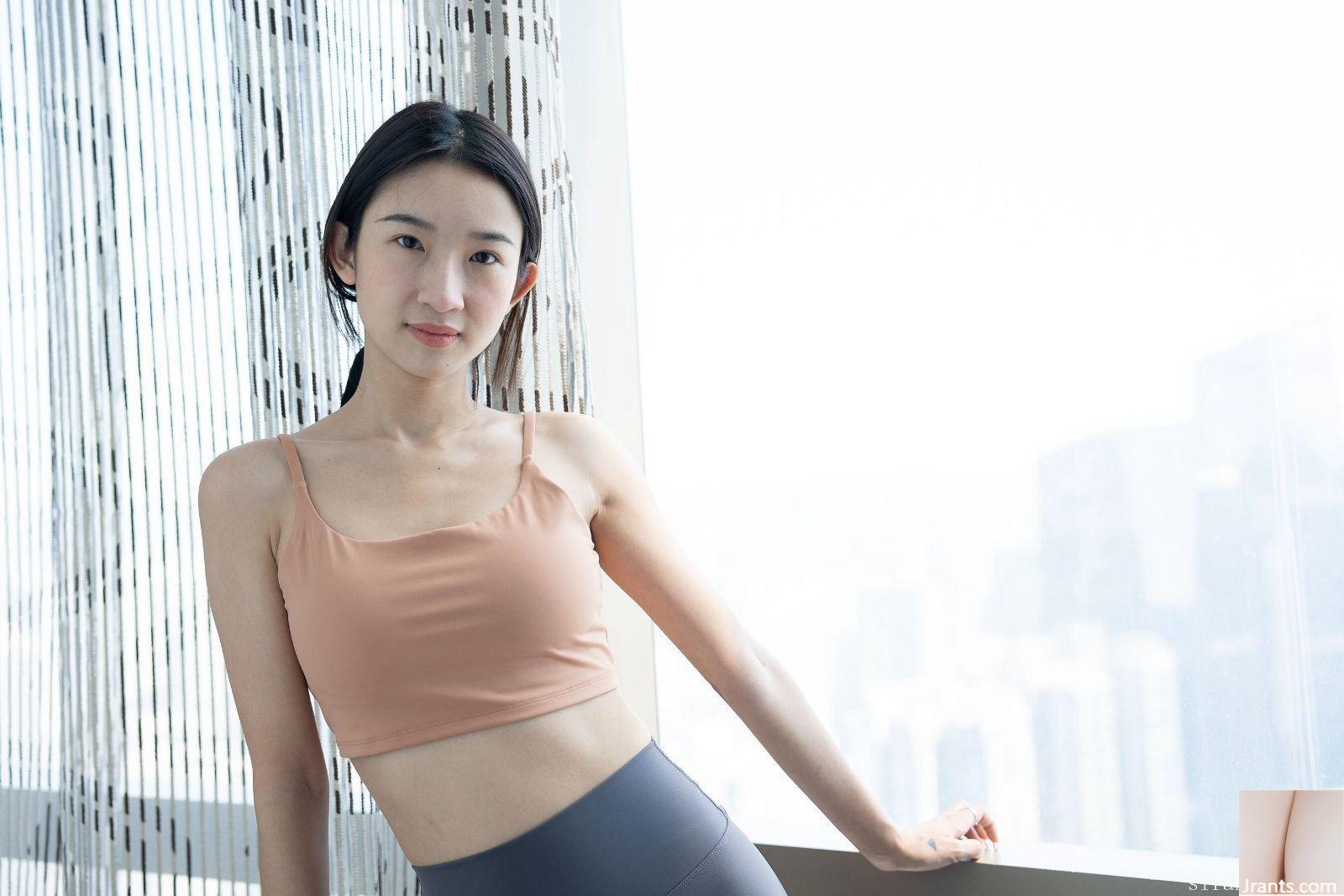 Bản ghi đầy đủ về cảnh chụp hình yoga đẹp nhút nhát của người mẫu Trung Quốc-Phiên bản nâng cao-02 (100P) - Ảnh 4