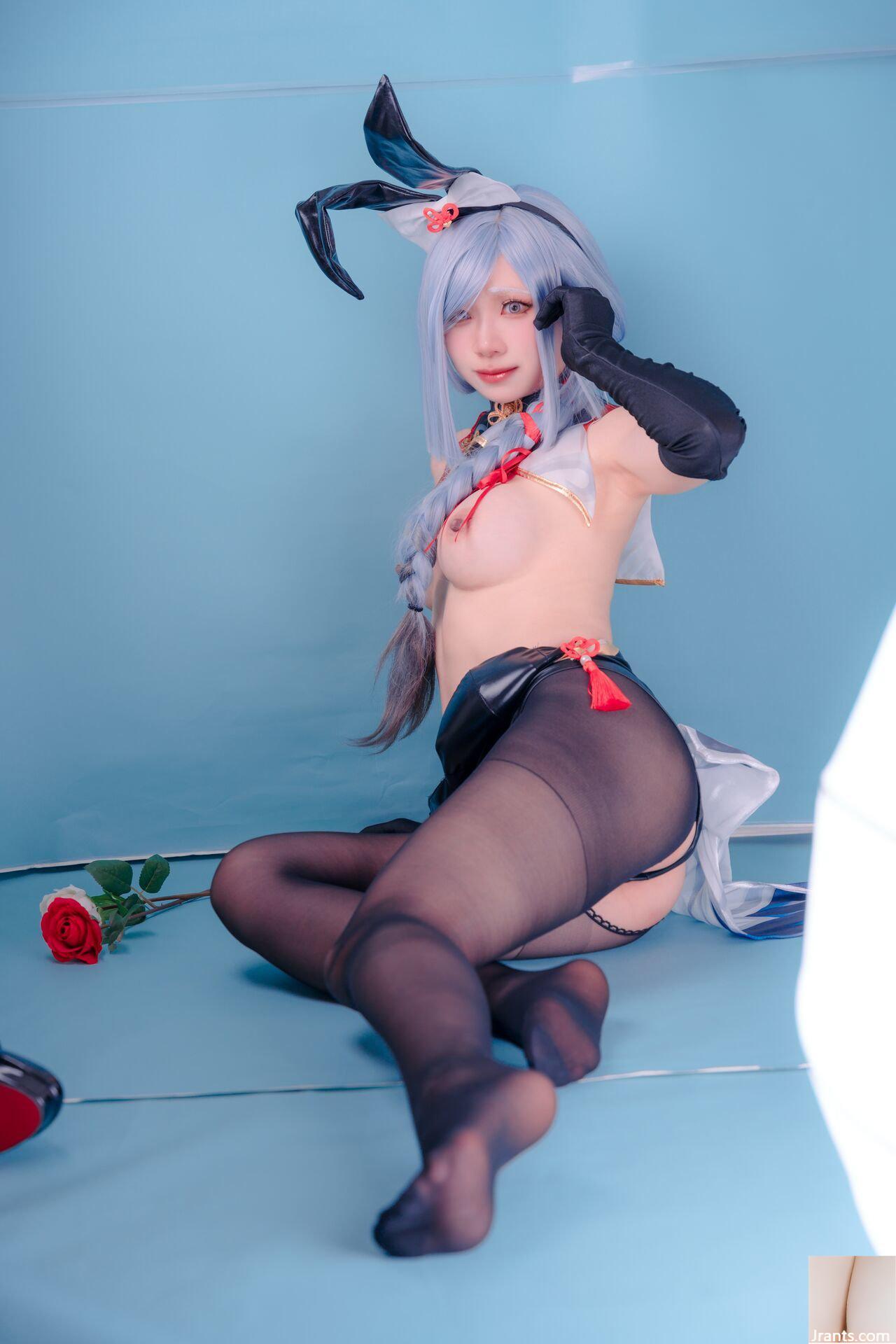 Banitsuru! Chú hạc trông kỳ dị khi đeo tai thỏ - Ảnh 22