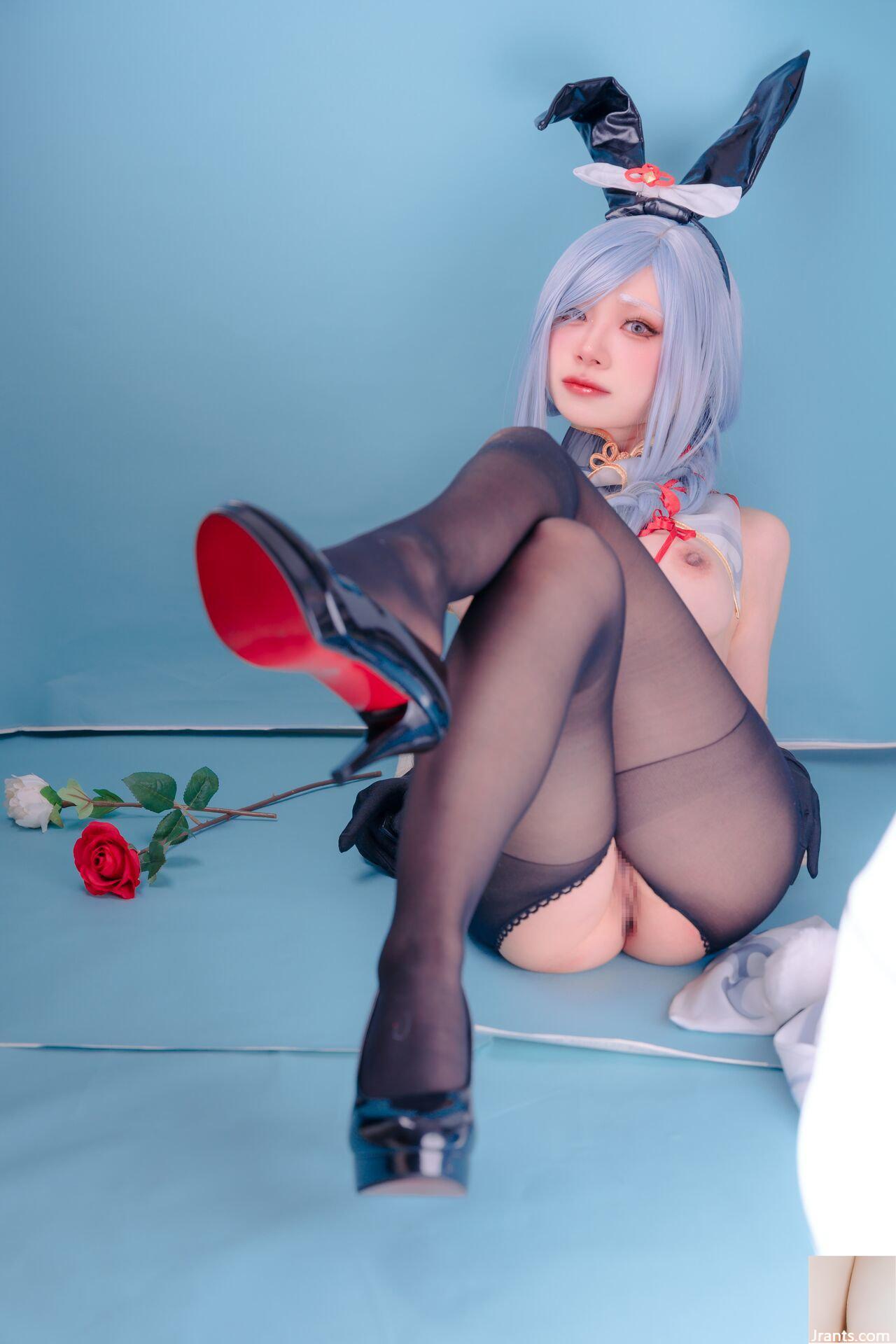 Banitsuru! Chú hạc trông kỳ dị khi đeo tai thỏ - Ảnh 27