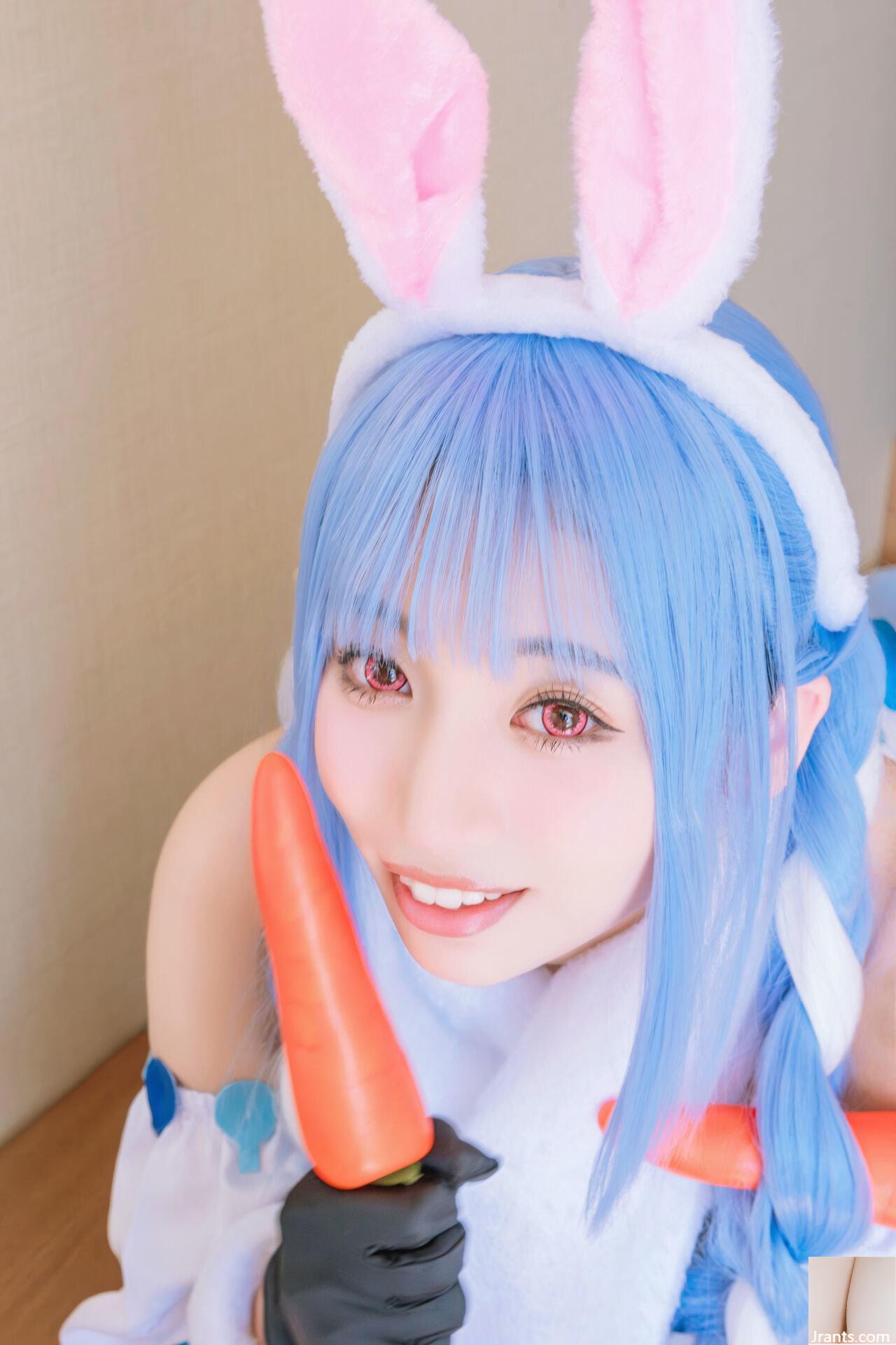 Thỏ siêu dễ thương đẳng cấp thần tượng Một cô gái xinh đẹp tên Pekora có làn da bè và chiếc nhẫn tử thần mù quáng! ! tinh dịch - Ảnh 25