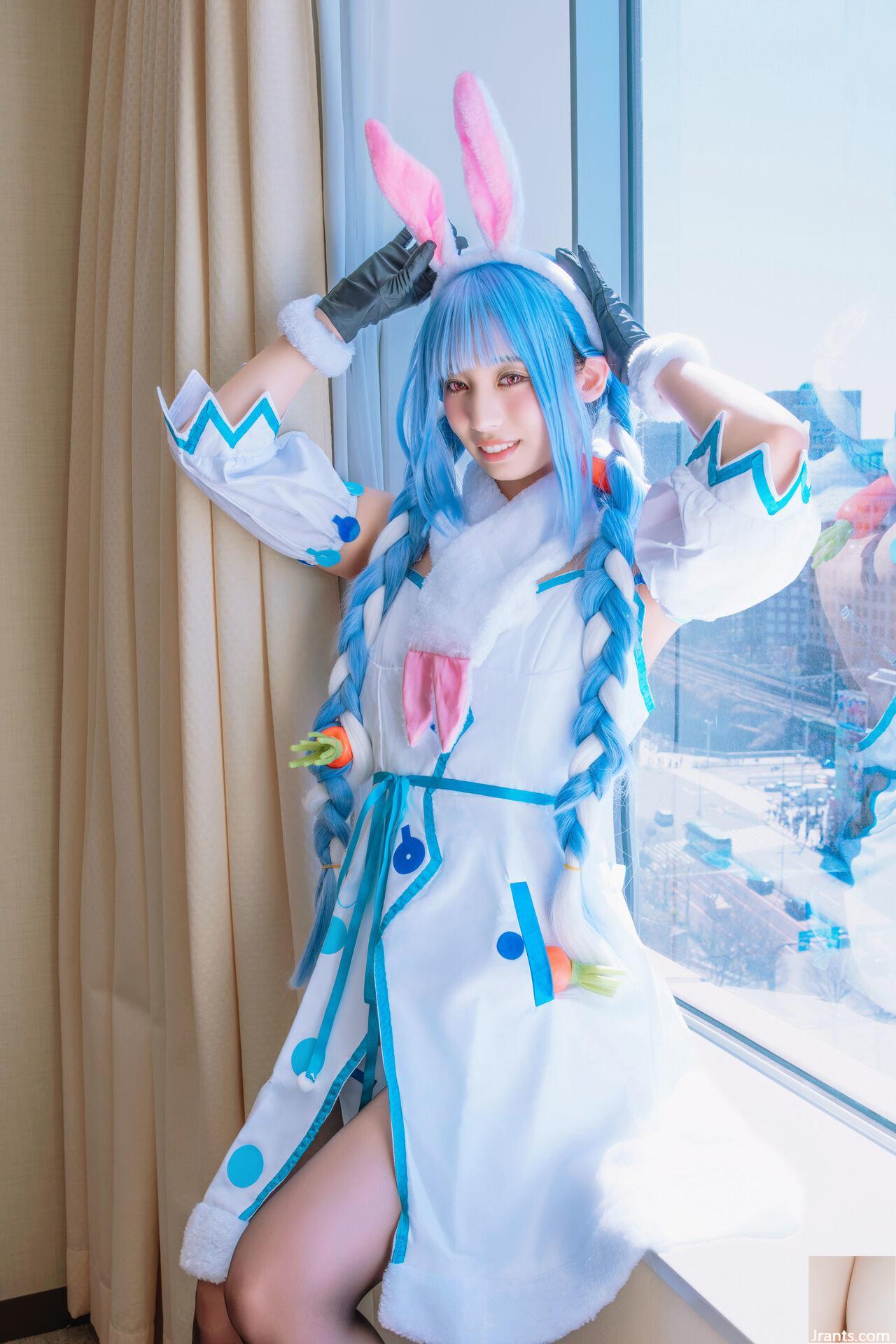 Thỏ siêu dễ thương đẳng cấp thần tượng Một cô gái xinh đẹp tên Pekora có làn da bè và chiếc nhẫn tử thần mù quáng! ! tinh dịch - Ảnh 28