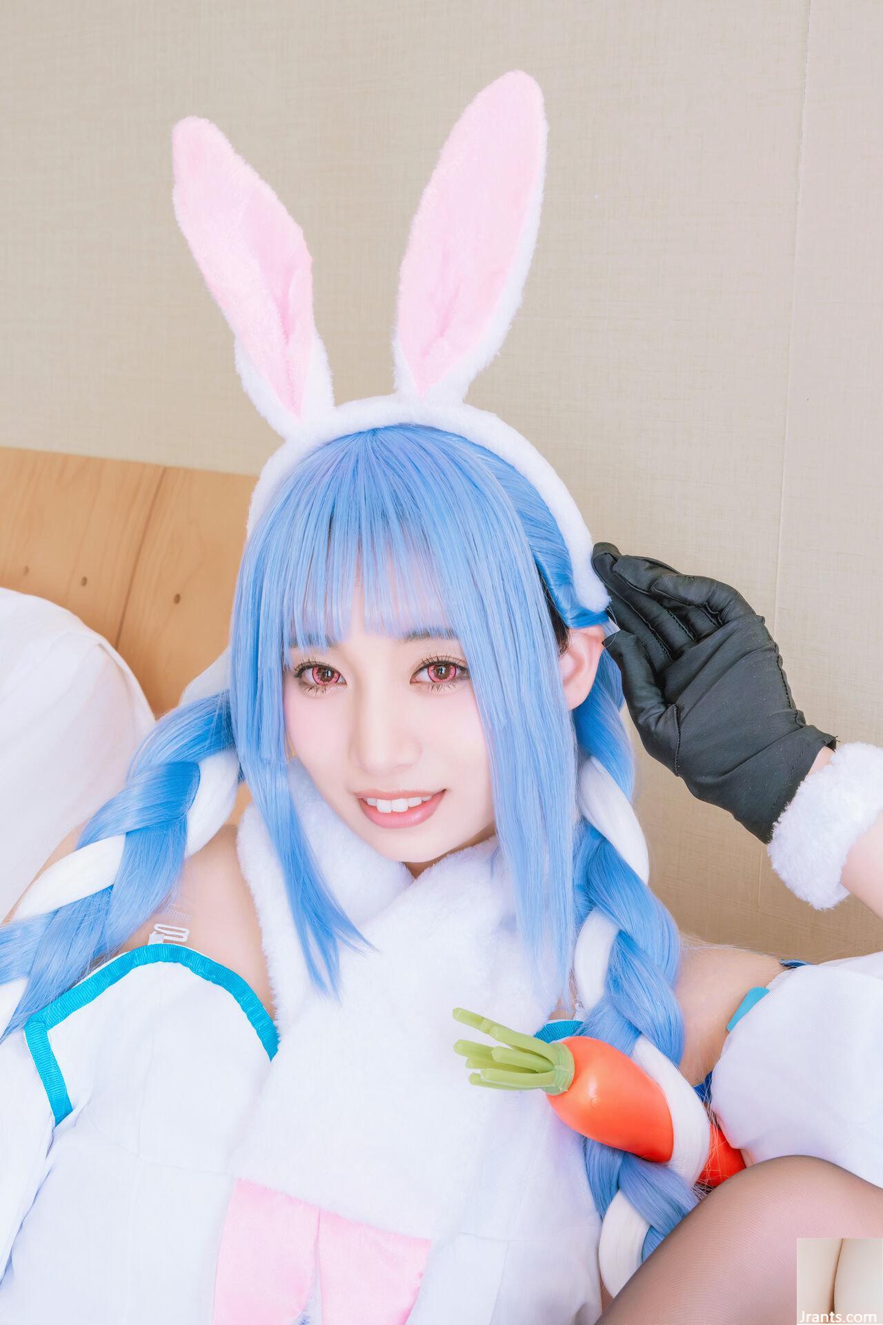 Thỏ siêu dễ thương đẳng cấp thần tượng Một cô gái xinh đẹp tên Pekora có làn da bè và chiếc nhẫn tử thần mù quáng! ! tinh dịch - Ảnh 40