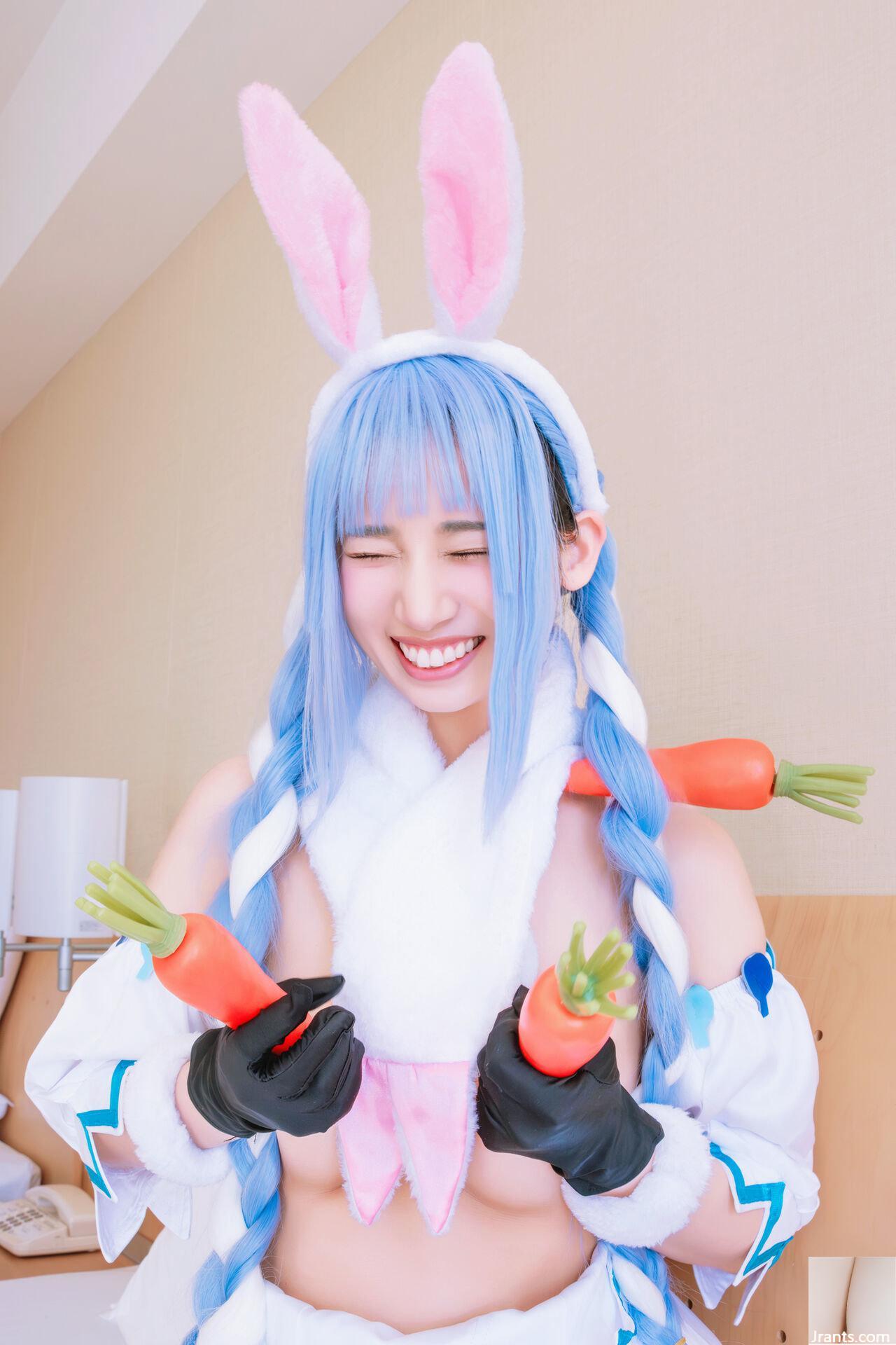 Thỏ siêu dễ thương đẳng cấp thần tượng Một cô gái xinh đẹp tên Pekora có làn da bè và chiếc nhẫn tử thần mù quáng! ! tinh dịch - Ảnh 90