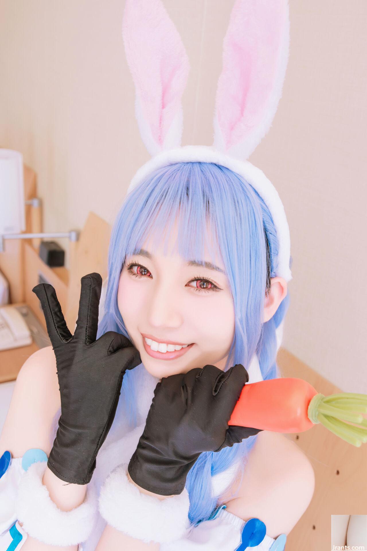 Thỏ siêu dễ thương đẳng cấp thần tượng Một cô gái xinh đẹp tên Pekora có làn da bè và chiếc nhẫn tử thần mù quáng! ! tinh dịch - Ảnh 93