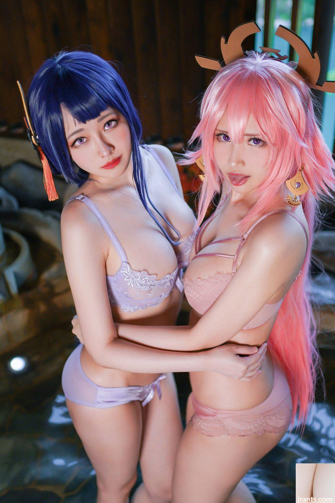 Arty Huang (Arty亞緹) & Kaya Huang (萱) – Raiden Shogun Ei & Yae Miko (75P) - Ảnh 35