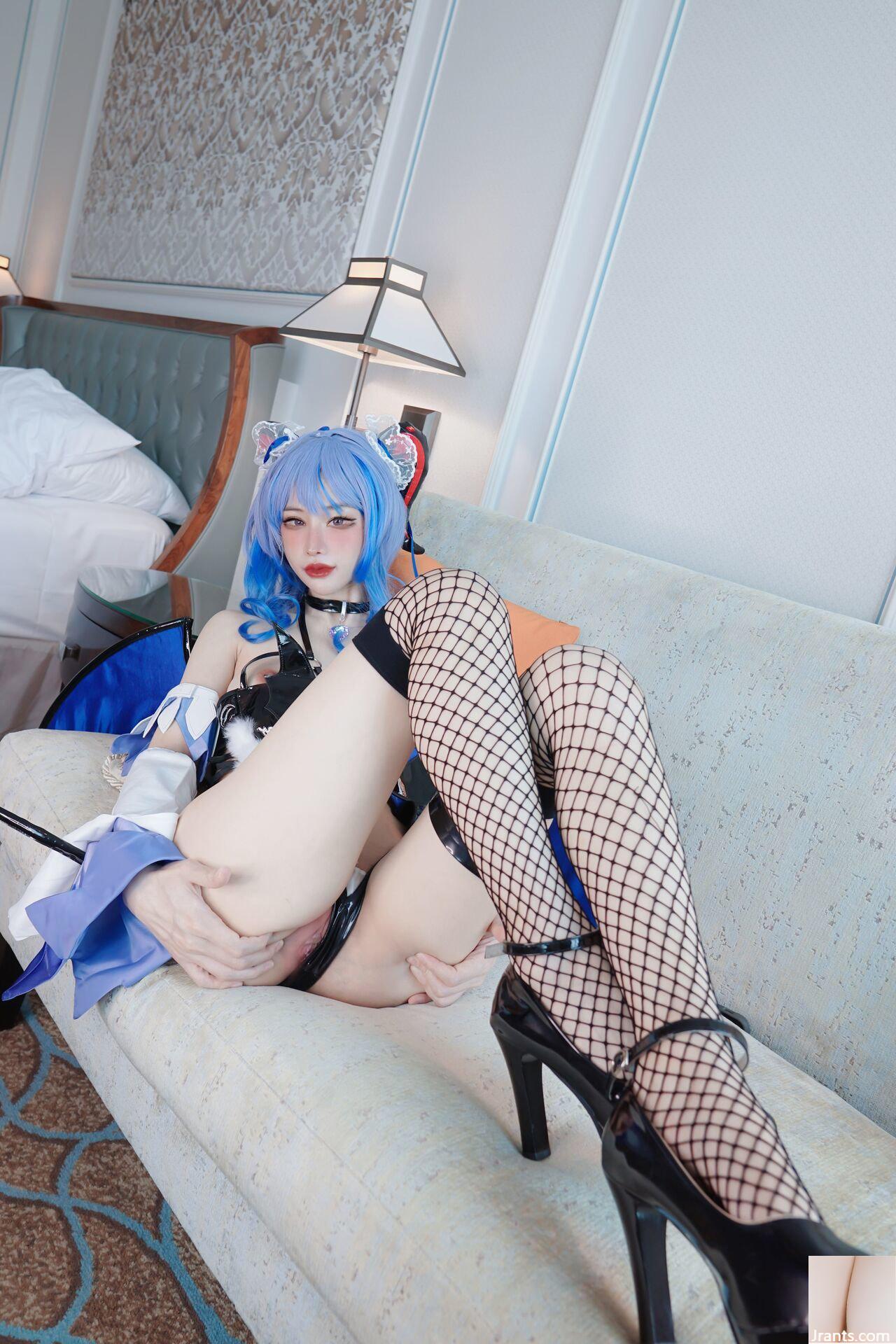 Cosplay Rikachan Ganyu Succubus – Genshin Impact - Ảnh 11