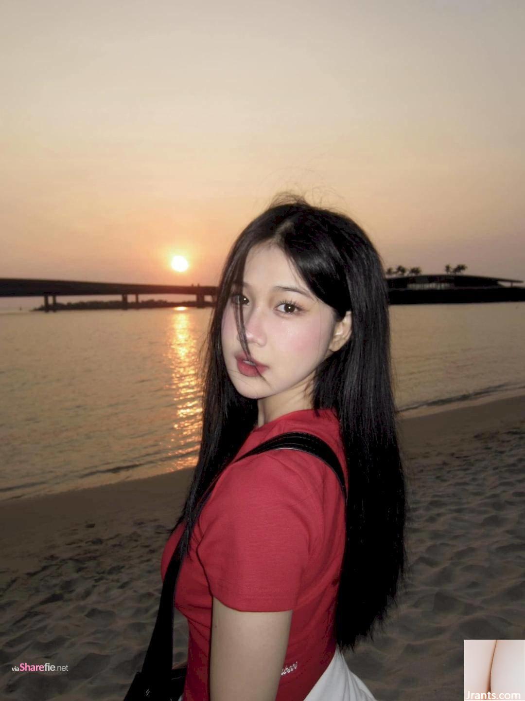 Gái xinh chụp ảnh trên biển bị thủng quần - Ảnh 3