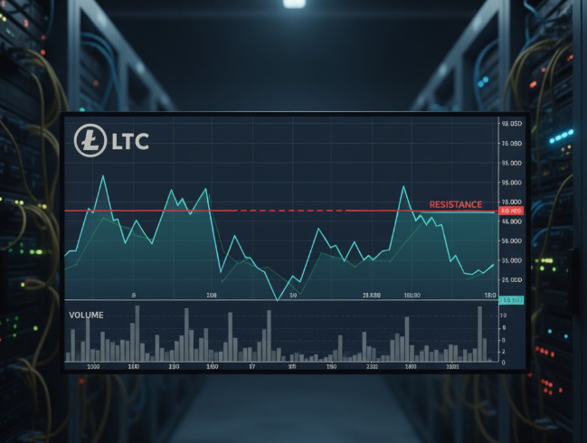 Litecoin (LTC) kiểm tra ngưỡng kháng cự 95 USD giữa bối cảnh lực cầu suy yếu