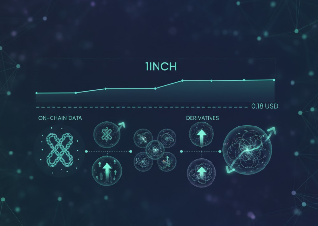 1INCH duy trì ổn định gần 0,18 USD khi dữ liệu on-chain và phái sinh gợi ý sự phục hồi