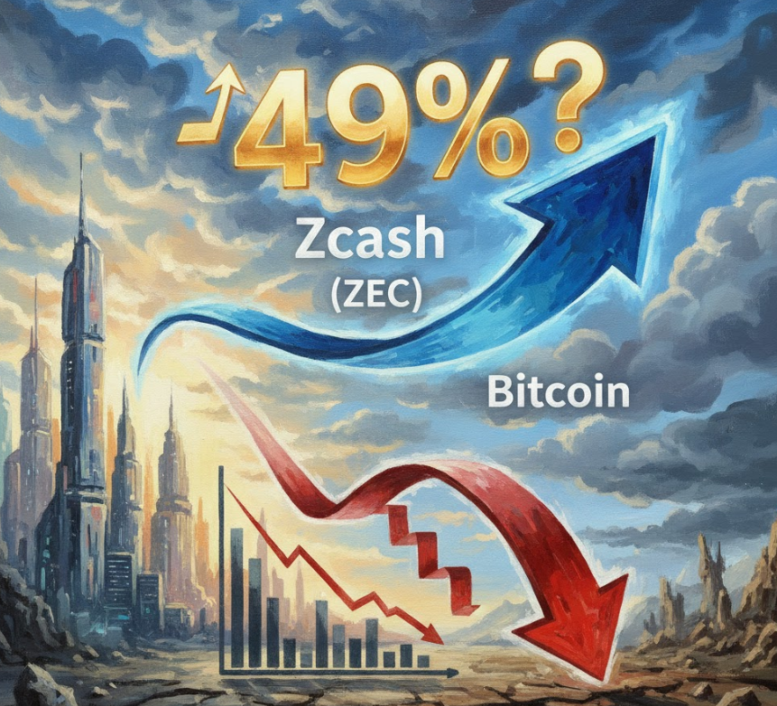 Zcash (ZEC) tăng vọt trong khi Bitcoin giảm — Liệu có thể tăng 49% không?