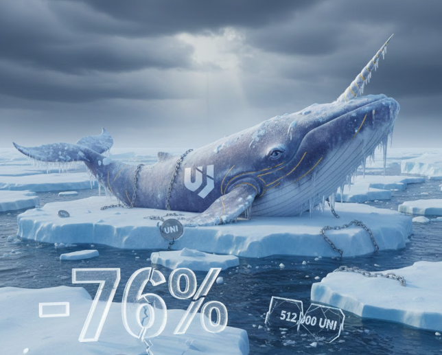 Vì sao cá voi Uniswap “ngủ đông” bất ngờ xả 512.000 UNI, chấp nhận lỗ tới 76%?