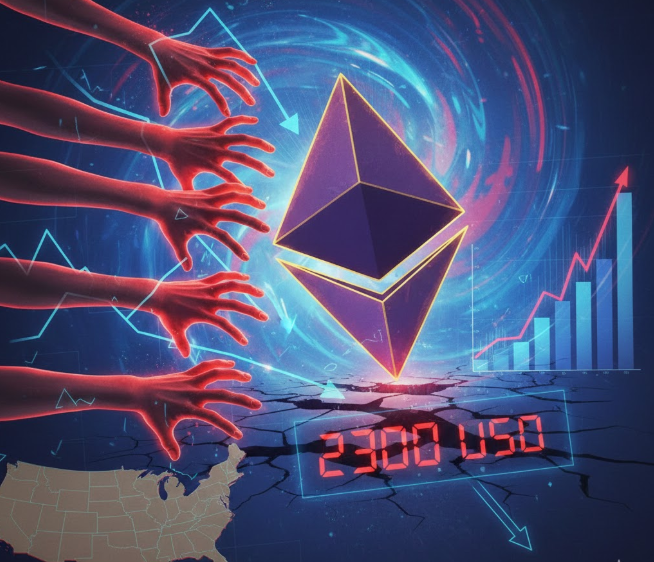 Ethereum đối mặt áp lực bán tháo từ nhà đầu tư Mỹ, có thể lao về 2.300 USD