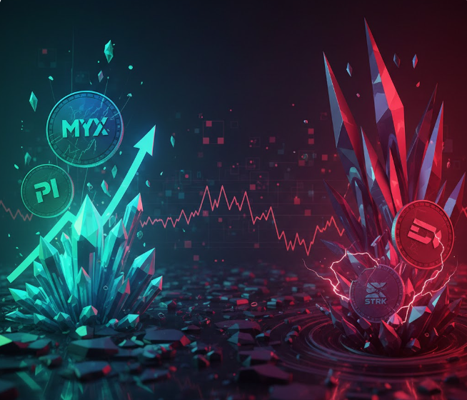 Thị trường tuần qua: Những đồng tăng mạnh và giảm sâu – MYX, PI, DASH, STRK