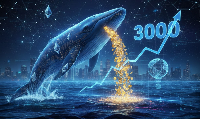 Cá voi Ethereum kích hoạt dòng tiền 29 triệu USD – Liệu ETH có đủ lực để trở lại trên 3.000 USD?